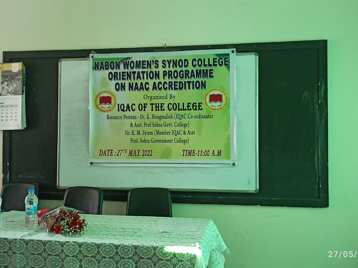 ORIENTATION PROGRAMME FOR NAAC