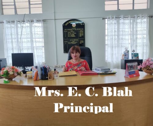 Mrs. E. C. Blah – Principal